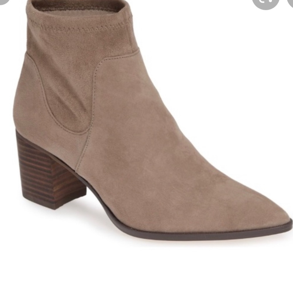 Sole Society Dawnina Booties Taupe